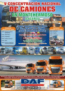 montehermoso, concentración, camiones