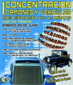 lorca, concentración, camiones