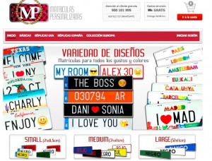 matriculas personalizadas