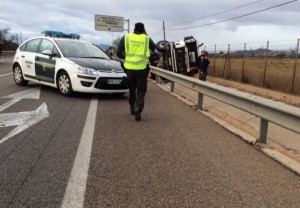 Accidente motorista camión