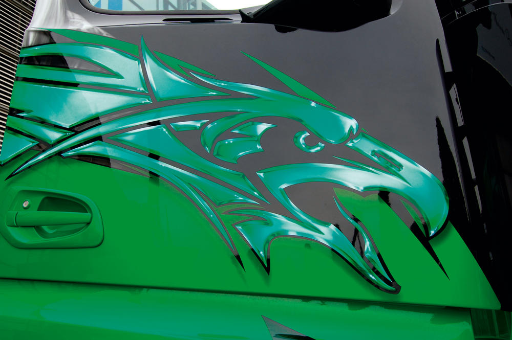 Mercedes-Benz Actros decorado