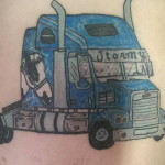 tatuaje camión