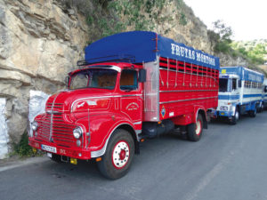 Camiones clásicos en La Alpujarra