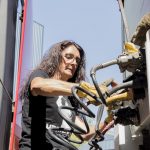 Camionera Begoña Urmeneta