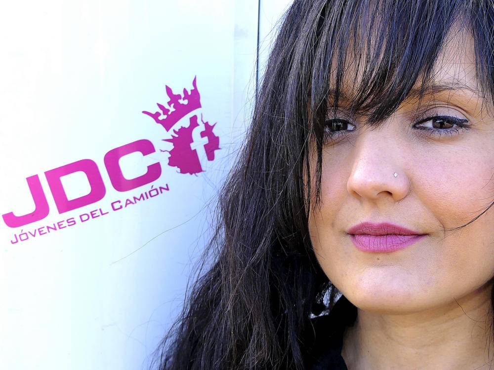 Camionera Cristina Muñoz