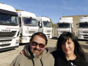 Camionera Cristina Muñoz