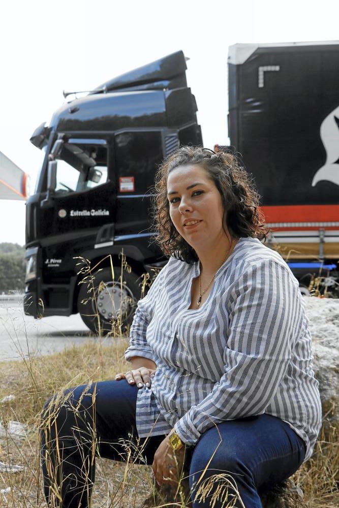 Camionera Estefanía Burgos