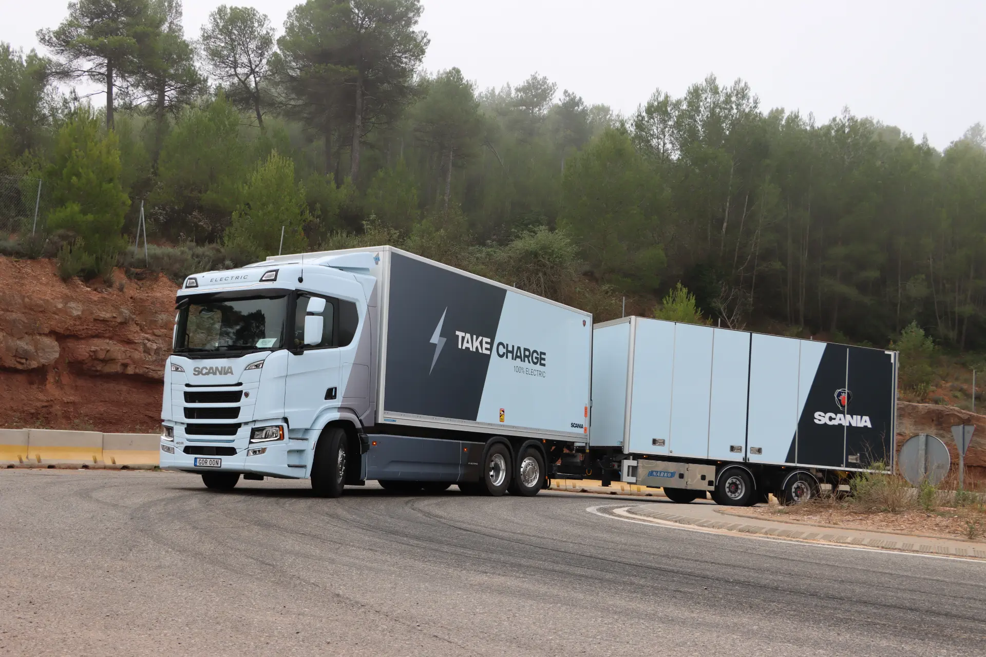 prueba scania 40R 100% eléctrico