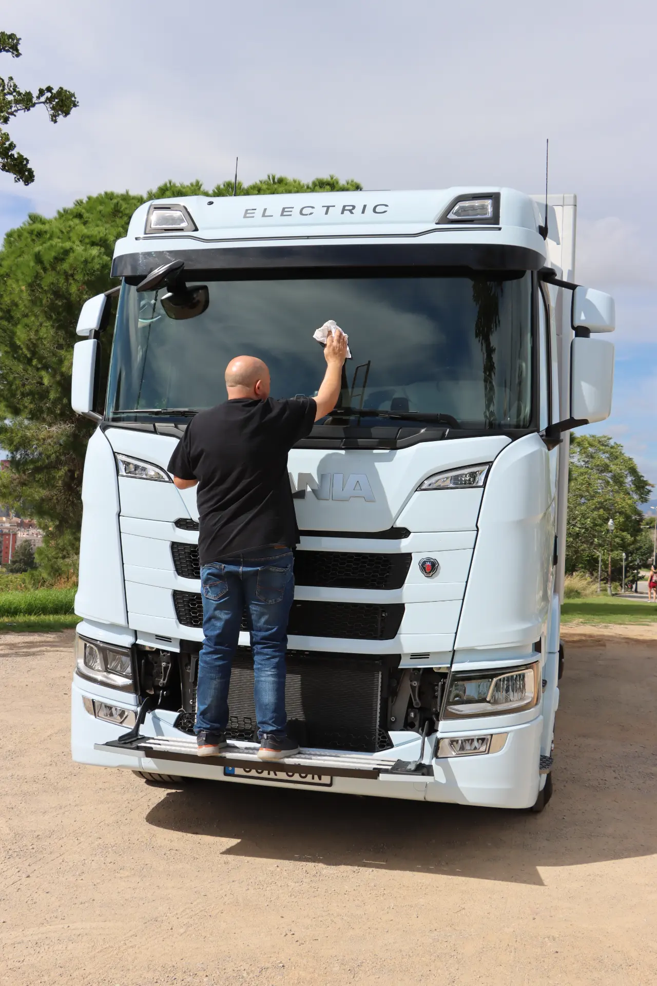 prueba scania 40R 100% eléctrico