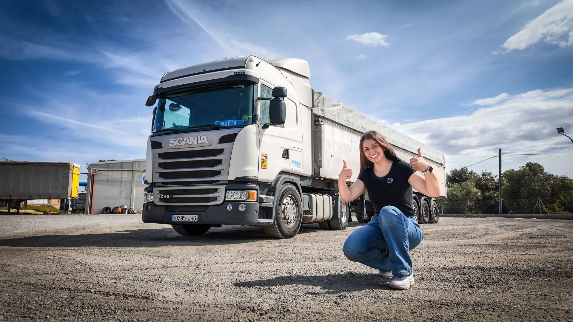 Soy camionera: Nadia Nicolino, tomarse la vida con humor y el trabajo con alegría