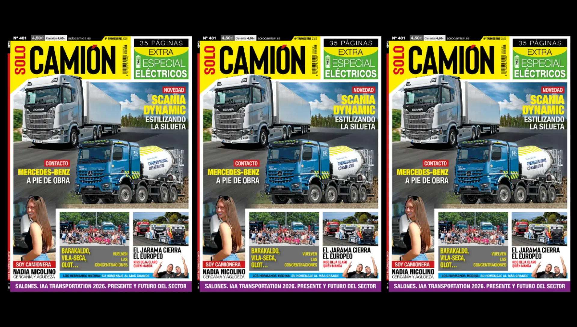 Ya a la venta la revista Solo Camión 401